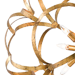 Люстра круглая в виде объёмного цветка Golden Flower Sphere варинант исполнения - 1 | Loft Concept в Саратове