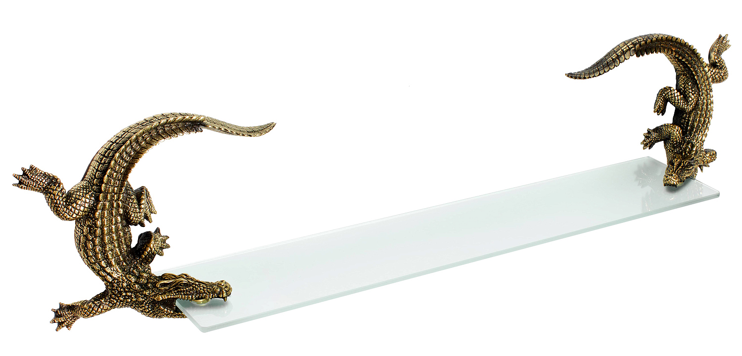 Полка для ванной Bronze Crocodiles Полка для ванной Bronze Crocodiles - Loft-Concept в Саратове