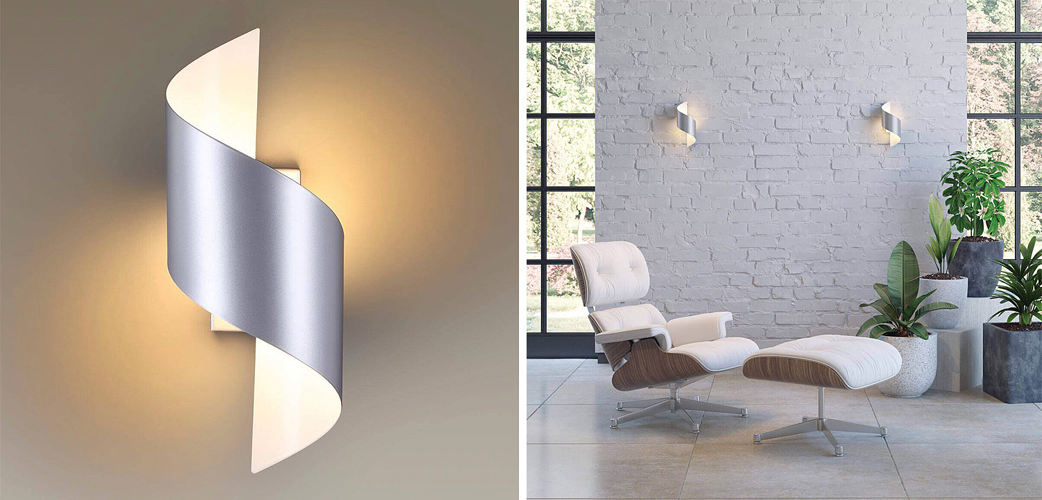 Бра Silver Locken Wall Lamp Бра Silver Locken Wall Lamp - Loft-Concept в Саратове