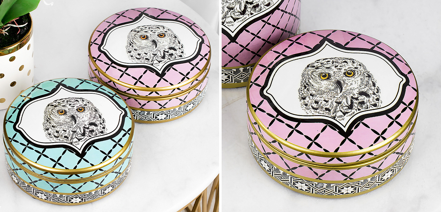Шкатулка Owl Collection Pink Box Шкатулка Owl Collection Pink Box - Loft-Concept в Саратове
