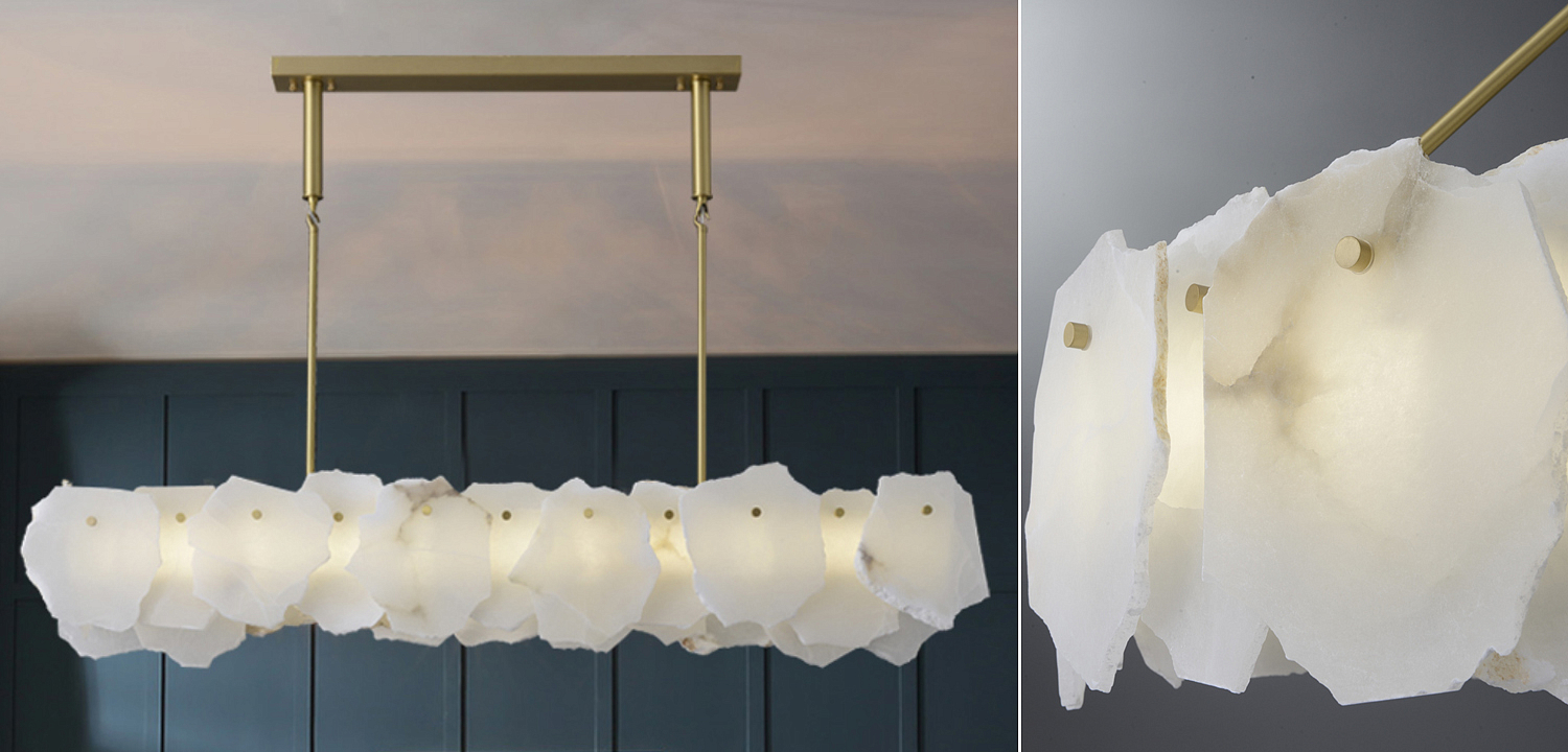 Люстра Lucretia Marble Rectangular Chandelier Люстра Lucretia Marble Rectangular Chandelier - Loft-Concept в Саратове