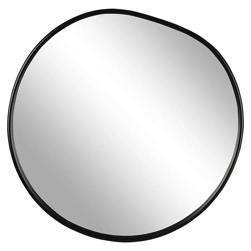 Зеркало круглое с асимметрией Light Reflection Черный Зеркало круглое с асимметрией Light Reflection Черный в Саратове | Loft Concept
