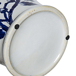 Ваза с крышкой и синим цветочным узором Blue & White Ornament  варинант исполнения - 4 | Loft Concept в Саратове