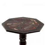 Кофейный стол из натуральных камней Змеевик и Яшма Natural Stone Tables варинант исполнения - 12 | Loft Concept в Саратове