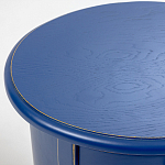 Синяя тумба на фигурных ножках Shelby варинант исполнения - 4 | Loft Concept в Саратове