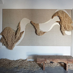 Декор настенный в Эко стиле Малибу wall panel Malibu Abstraction варинант исполнения - 1 | Loft Concept в Саратове