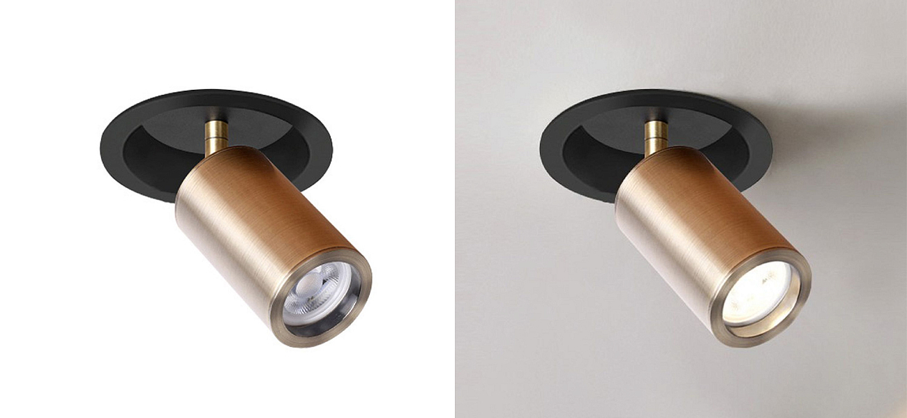 Встраиваемый поворотный спот Modern Spot Brass Встраиваемый поворотный спот Modern Spot Brass - Loft-Concept в Саратове