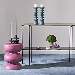 Подсвечник фигурный голубой Bright Accent 33 см варинант исполнения - 3 | Loft Concept в Саратове