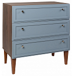 Комод серый из массива бука с 3-мя ящиками Wenge Light варинант исполнения - 1 | Loft Concept в Саратове