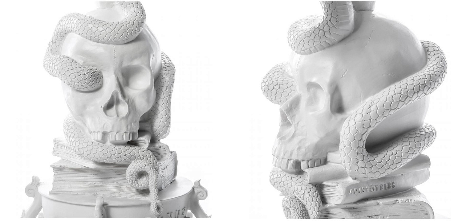 Подсвечник Seletti Giant Burlesque Skull White Подсвечник Seletti Giant Burlesque Skull White - Loft-Concept в Саратове