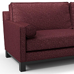 Мебельная ткань Шенилл бордовый цвет 138 см T4-38 варинант исполнения - 6 | Loft Concept в Саратове