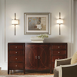 Бра вертикальное с белым полукруглым плафоном и длинным стержнем S Kichler варинант исполнения - 15 | Loft Concept в Саратове