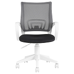 Офисное кресло с основанием из белого пластика Desk chairs Black варинант исполнения - 2 | Loft Concept в Саратове