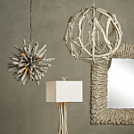 Люстра круглая в виде веток деревьев Natural Driftwood варинант исполнения - 5 | Loft Concept в Саратове