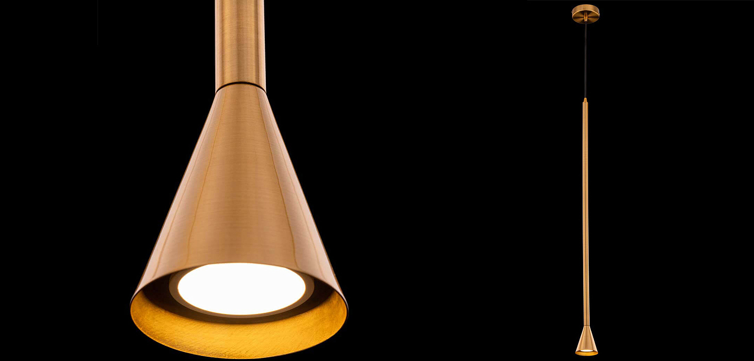 Подвесной светильник Austere gold Подвесной светильник Austere gold - Loft-Concept в Саратове