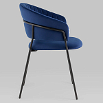 Стул в велюре синего цвета Horizon варинант исполнения - 2 | Loft Concept в Саратове