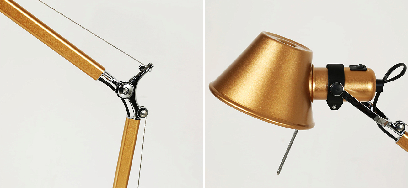 Настольная лампа золотого цвета Artemide Настольная лампа золотого цвета Artemide - Loft-Concept в Саратове