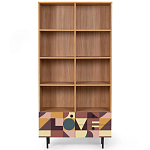 Широкий стеллаж с принтом Elise Rack варинант исполнения - 6 | Loft Concept в Саратове