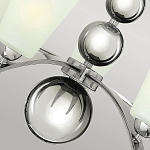 Люстра с матовыми конусными плафонами и декоративными элементами в форме шаров Hinkley варинант исполнения - 16 | Loft Concept в Саратове