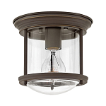 Потолочный светильник для ванных комнат со стеклянным плафоном и одной лампой Hinkley варинант исполнения - 8 | Loft Concept в Саратове