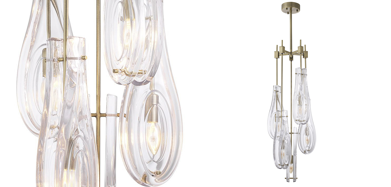 Люстра Eichholtz Chandelier Bellano L Brass Люстра Eichholtz Chandelier Bellano L Brass - Loft-Concept в Саратове