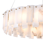 Люстра круглая декорированная натуральным камнем Stone Interior Accent варинант исполнения - 3 | Loft Concept в Саратове