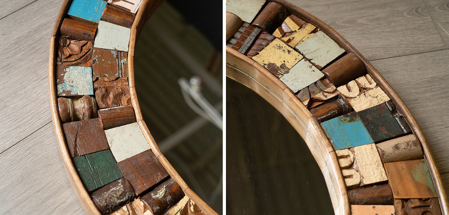 Зеркало Antique Wood Mirror Зеркало Antique Wood Mirror - Loft-Concept в Саратове