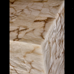 Торшер прямоугольный из натурального камня Calcite Geometry варинант исполнения - 10 | Loft Concept в Саратове