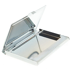 Визитница карманная металлическая с накладкой из натурального камня Серафинит Stone Business Card Holders  варинант исполнения - 3 | Loft Concept в Саратове