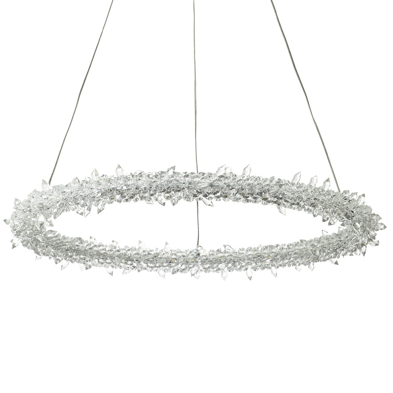Кольцевая люстра украшенная кристаллами из хрусталя Gilbertine Crystals Ring Chandelier Латунь Прозрачный Кольцевая люстра украшенная кристаллами из хрусталя Gilbertine Crystals Ring Chandelier Латунь Прозрачный в Саратове | Loft Concept