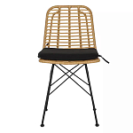 Стул с ротанговым плетением Wicker Stool без подлокотников варинант исполнения - 1 | Loft Concept в Саратове