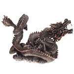 Декоративная статуэтка Дракон Фуцанлун Fuzanglong Dragon Brown Statuette варинант исполнения - 1 | Loft Concept в Саратове
