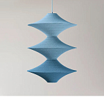 Подвесной вязаный голубой светильник «Звезда Востока 03» варинант исполнения - 1 | Loft Concept в Саратове