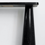 Консоль чёрная на 2-х конусообразных ножках Eros варинант исполнения - 3 | Loft Concept в Саратове