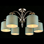 Люстра потолочная Nikoletta с бирюзовым плафоном варинант исполнения - 1 | Loft Concept в Саратове