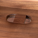 ТВ-тумба из массива ореха Robinett Wooden TV Stand варинант исполнения - 6 | Loft Concept в Саратове