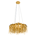 Люстра круглая подвесная с металлическими дугами и длинными цепочками 80 см Atlantis Chain варинант исполнения - 12 | Loft Concept в Саратове