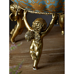 Чаша с орнаментом на бронзовых ножках в виде ангелов Eden Garden варинант исполнения - 7 | Loft Concept в Саратове