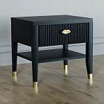 Прикроватная тумбочка с ящиком Elsa Dreams Black варинант исполнения - 1 | Loft Concept в Саратове