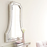 Зеркало в серебристой фигурной раме Silver Reflection варинант исполнения - 4 | Loft Concept в Саратове