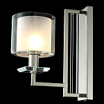 Бра с геометрическим каркасом из металла и цилиндрическим стеклянным плафоном Laurent варинант исполнения - 4 | Loft Concept в Саратове