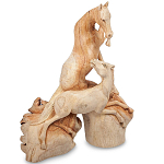 Статуэтка из дерева лошади Animals of the World 25 варинант исполнения - 2 | Loft Concept в Саратове