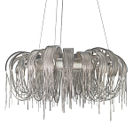 Люстра круглая подвесная с металлическими дугами и длинными цепочками 80 см Atlantis Chain варинант исполнения - 1 | Loft Concept в Саратове