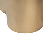 Стол журнальный круглый керамогранит белый Keramos варинант исполнения - 4 | Loft Concept в Саратове