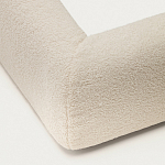 Кровать со съемным бежевым чехлом из ткани букле White Boucle Collection варинант исполнения - 5 | Loft Concept в Саратове