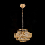 Люстра хрустальная в неоклассическом стиле на золотистом каркасе Majesty варинант исполнения - 2 | Loft Concept в Саратове