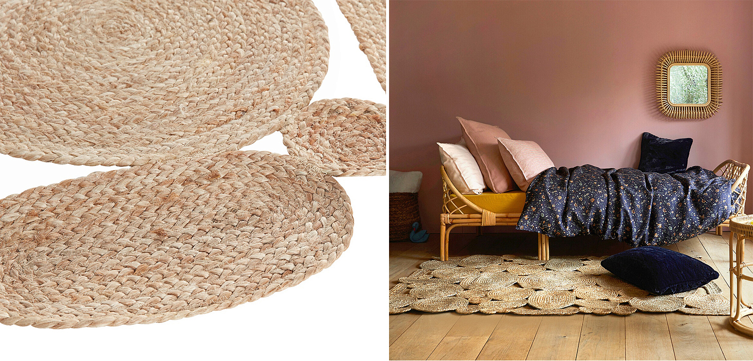 Ковер Carpet Jute Circles 100% джут Ковер Carpet Jute Circles 100% джут - Loft-Concept в Саратове