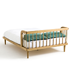 Кровать из массива дуба с пружинным блоком Mateta варинант исполнения - 4 | Loft Concept в Саратове