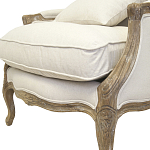 Кресло Ava Classical Armchair beige flax варинант исполнения - 4 | Loft Concept в Саратове