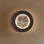 Бра в форме диска цвета латунь Brass Borders варинант исполнения - 5 | Loft Concept в Саратове